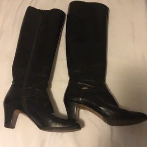 Ferragamo Black Authentic leather boots